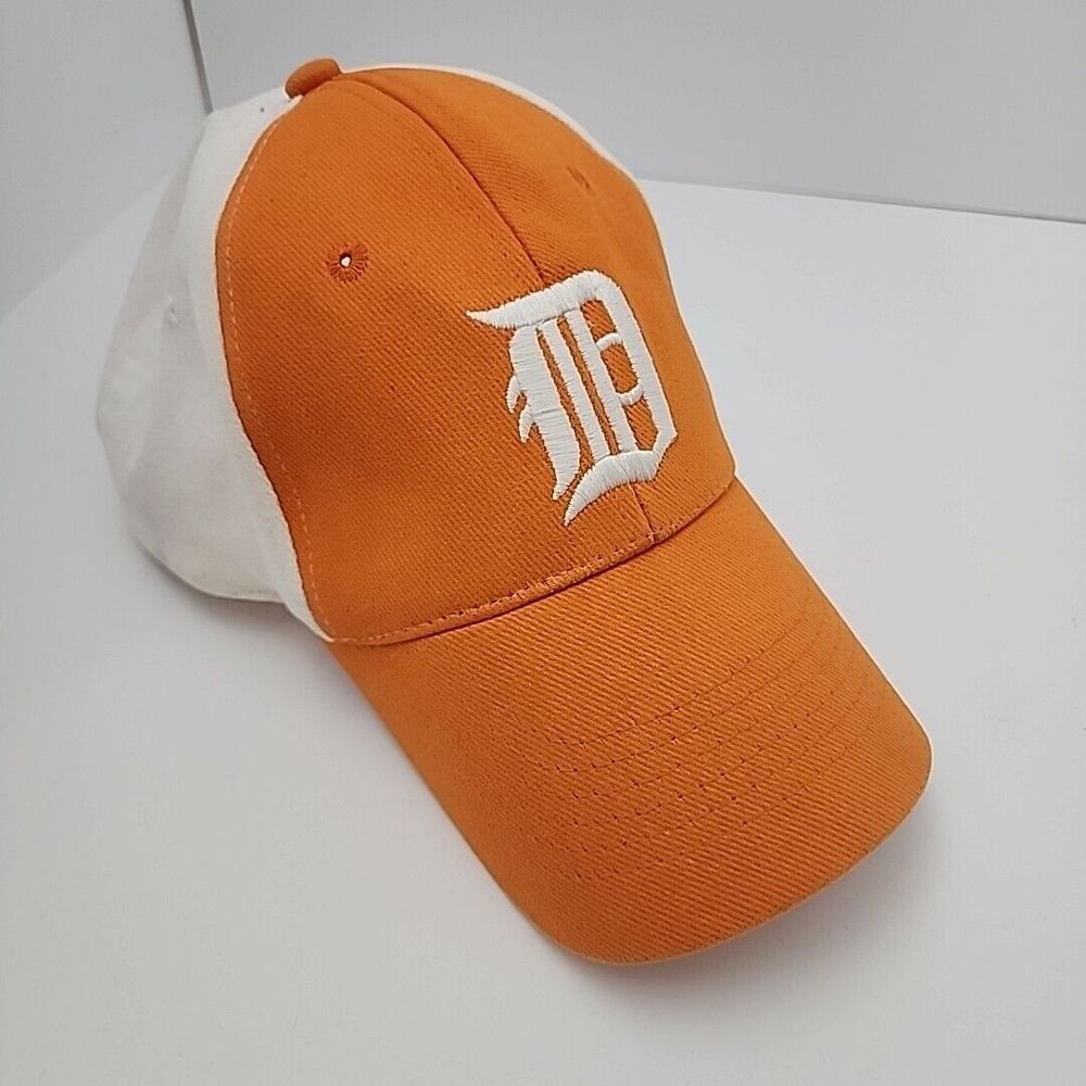 Tigers Kids Hat Detroit Medical Center Adjustable Orange‎ White